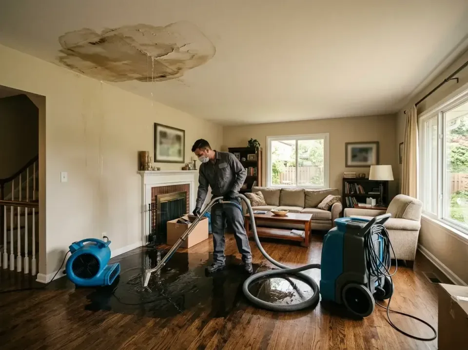 attic-pipe-burst-ceiling-drip-008 — frequently asked questions, Water Damage Restoration & Carpet Care in Champaign, IL